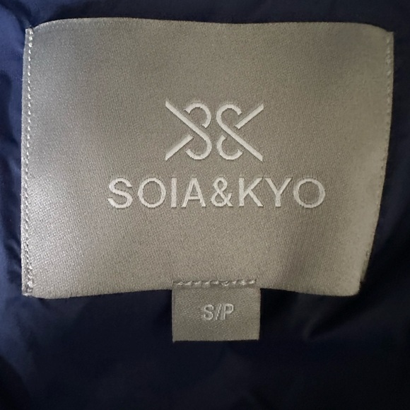 Soia & Kyo Symone Puffer Coat - Steel. S. NWT. - Picture 10 of 11